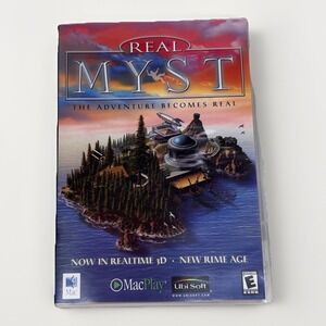 Real Myst Apple Mac Play Computer PC Game CIB Ubisoft 2002 Classic Adventure